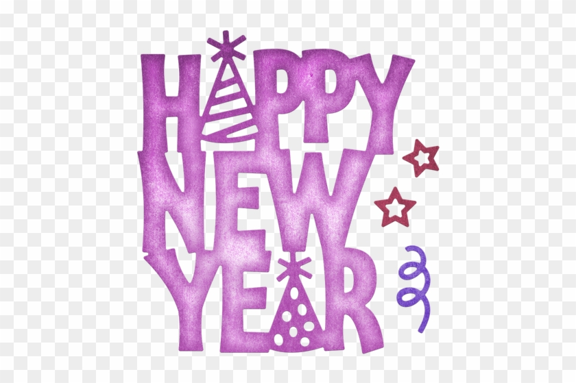 Cheery Lynn Designs Happy New Year 4 Piece Die Set - Cheery Lynn Designs Clb851 0 .375 To 2.875 In. Happy #306099