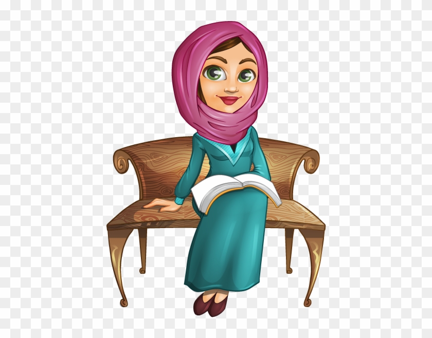 Arabian Clipart Lady Pencil And In Color Arabian Clipart - Transparent Muslim Clipart #306142