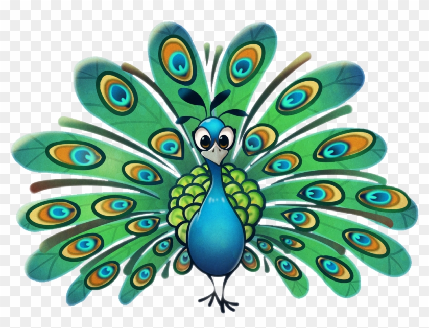 Claws Peacock Clipart - Cartoon Peacock #306147