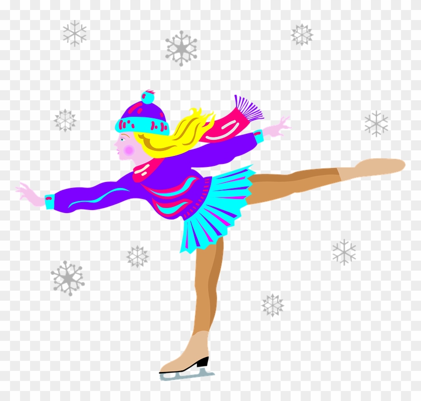 Ice Skating Cliparts 7, Buy Clip Art - Winter Olympics 2018 Activities #306152