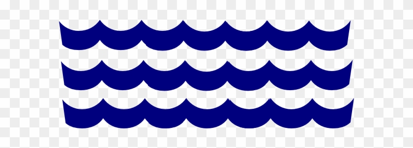 Wave Pattern Navy Clip Art At Clker - Wave Border Clip Art #306163