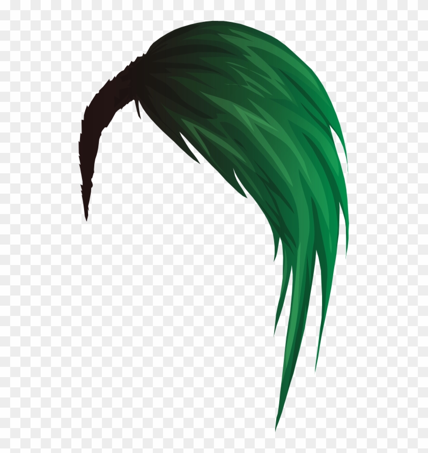 Hair 2 By Thestardollprops - Green Hair Transparent #306172