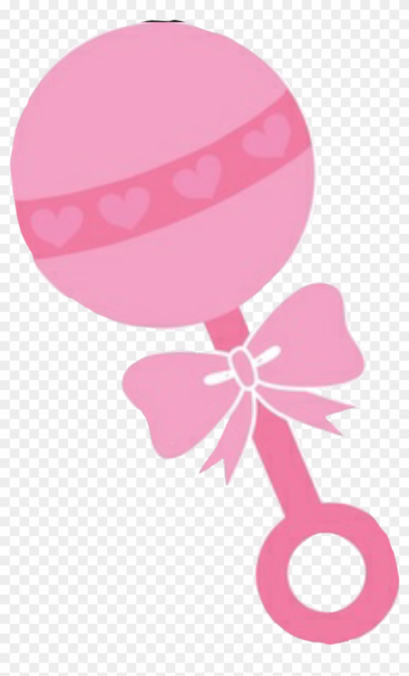 Baby Rattle Infant Clip Art - Pink Baby Rattle Clipart #306264