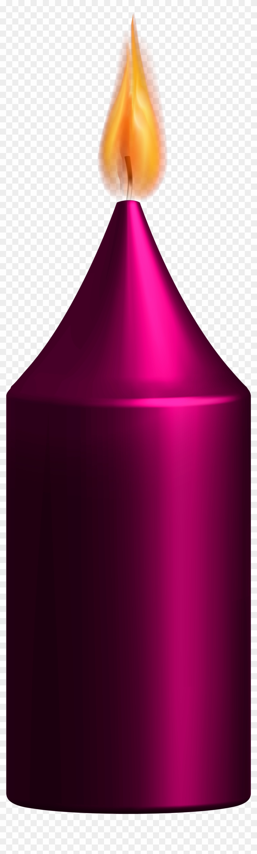 Pink Candle Png Clip Art - Tent #306276