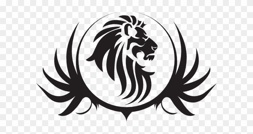 Lion Head Clipart - Lion Clipart Black And White #306271