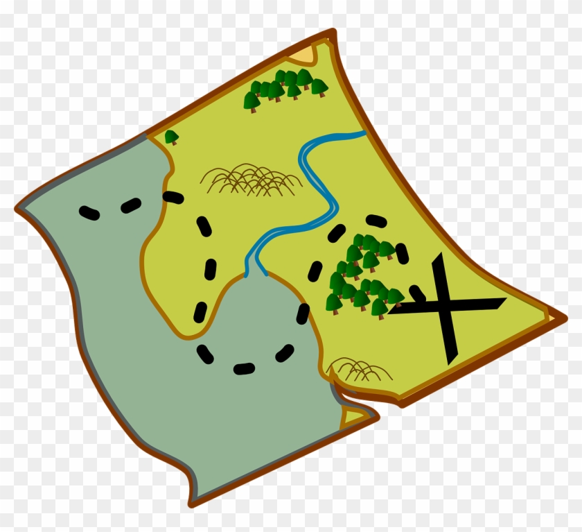 8f - Treasure Map Clip Art #306318