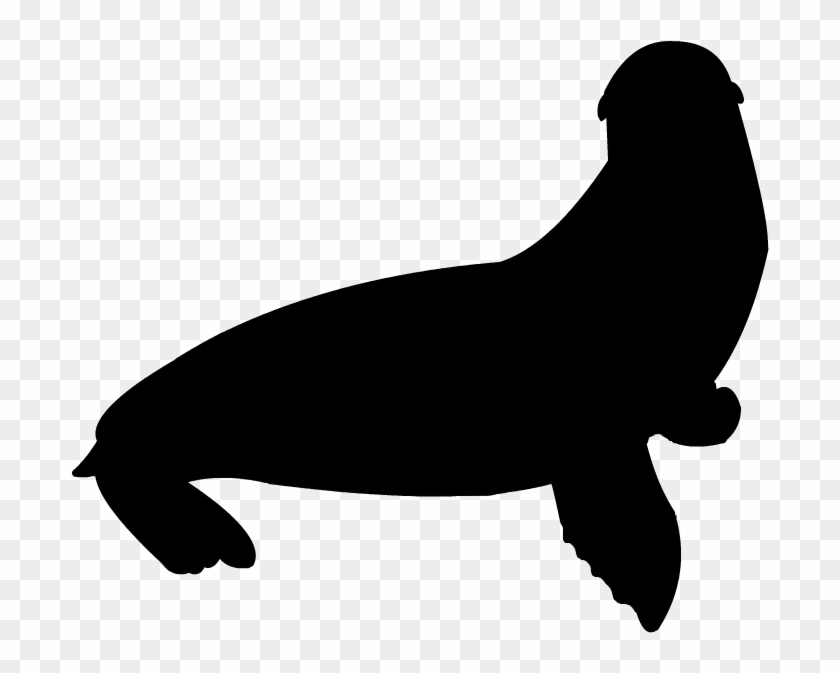 California Sea Lion Silhouette By Grandechartreuse - Sea Lion Silhouette Vector Free #306319