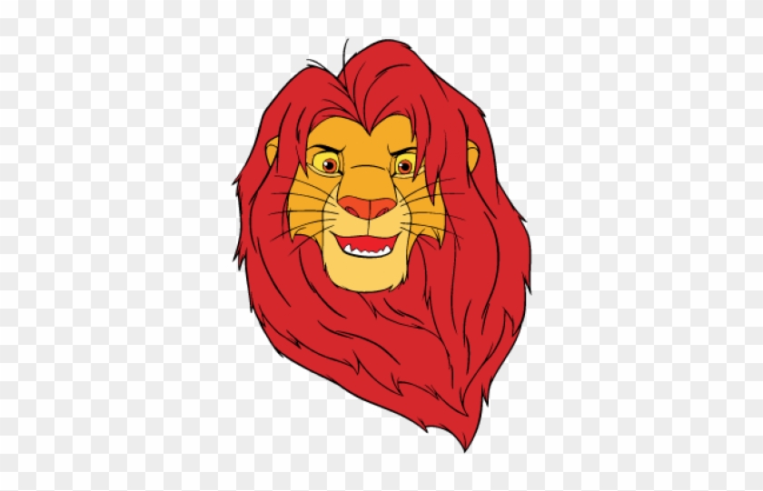 Lion King Png - Lion King Simba Face #306330