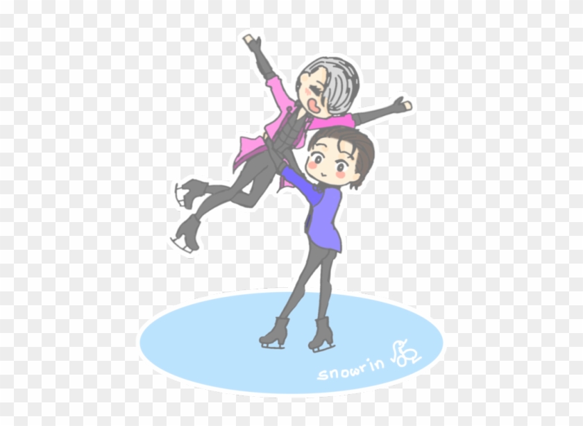 Smol Little Doodle Of The Victuri Pairskate Yuri Lifting - Figure Skating Jumps #306373