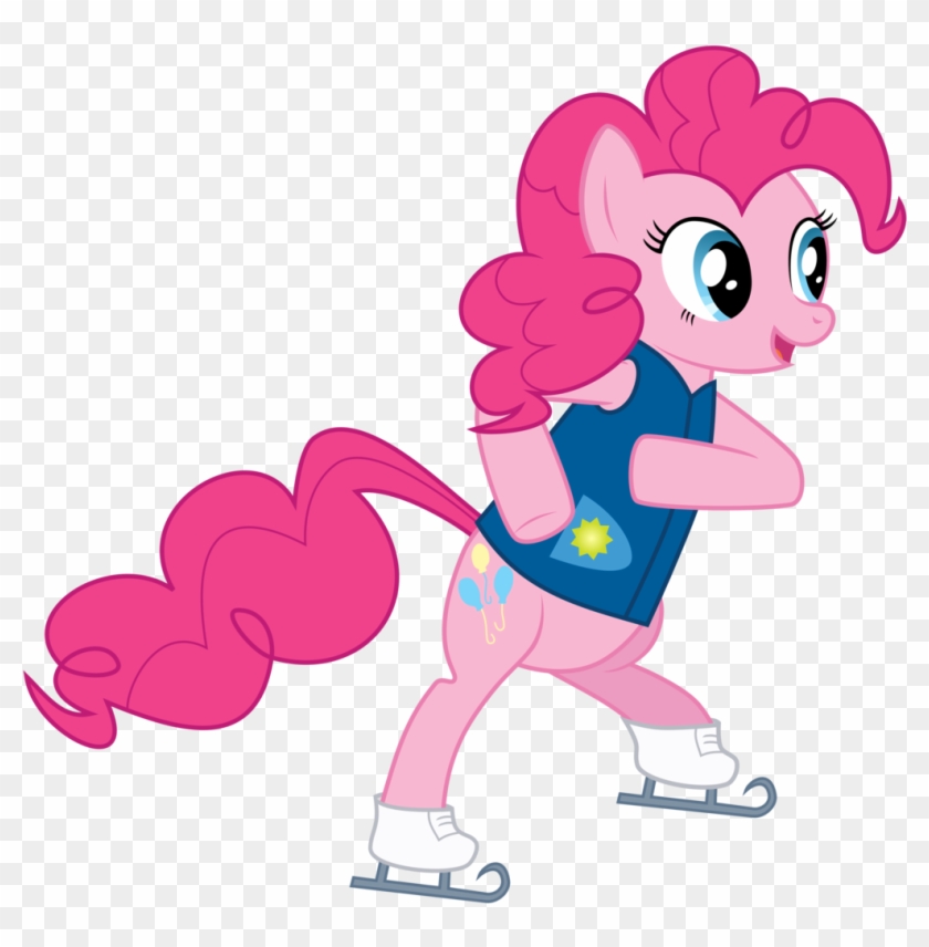 Pinkie Ice Skating By Sakatagintoki117 Pinkie Ice Skating - Ice Skate Cartoon Png #306380