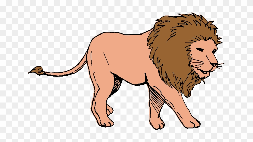 Lion Walking On The Prowl Clipart - Masai Lion #306481