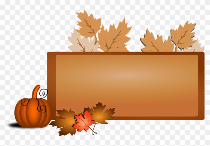 Fall Clip Art Free Vector - Fall Banner Clip Art #306484