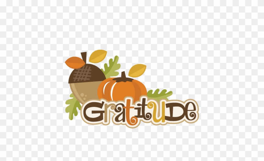 Thanksgiving Quote Clipart - Gratitude Clip Art #306495
