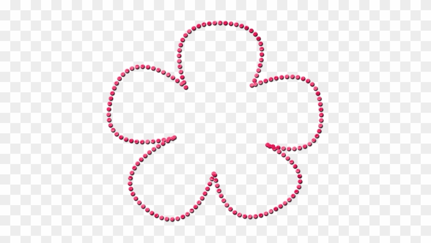 Pink Flower Clipart Flower Shape - Flower Shape Outline #306521