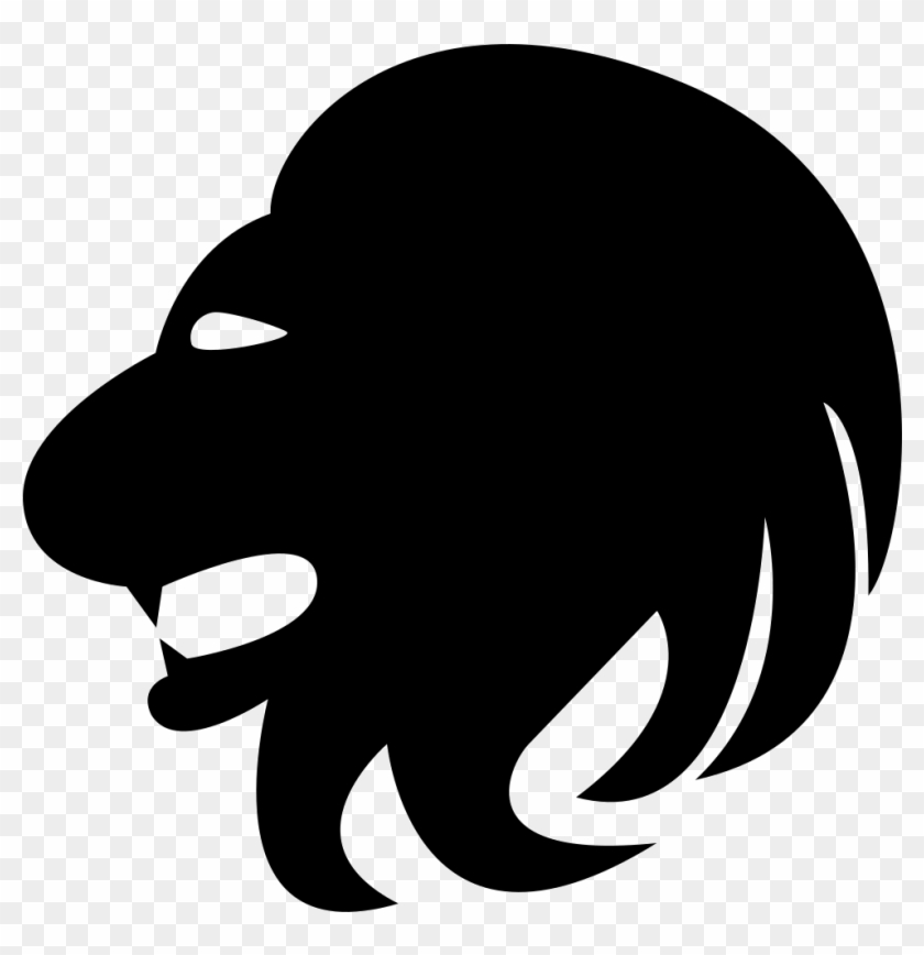 Leo Lion Head Side Comments - Leo Icon Png #306529
