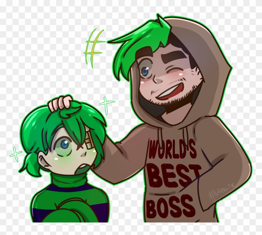 Look At'em Green Hair - Green #306628