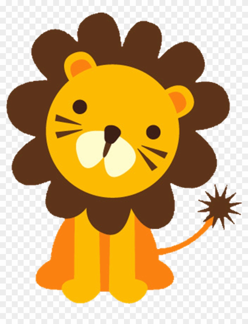 Baby Lion Clipart Baface 71 With Clipart Ba Shower - Safari Animals Clip Art #306732