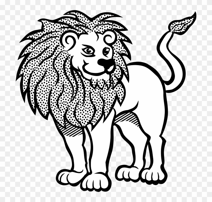 Lion Png Clipart - Line Art Of Lion #306739