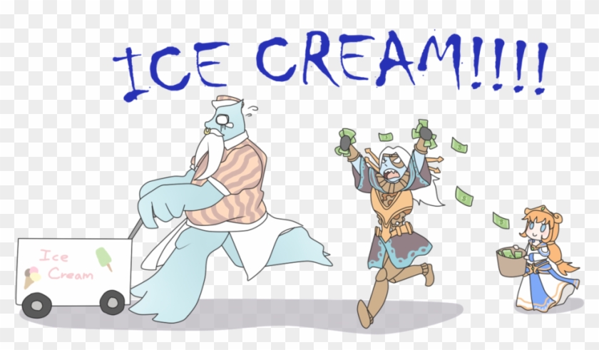 Smite Ice Cream For The Lord Of Time By Neko Mirichan - Ice Cream #306767