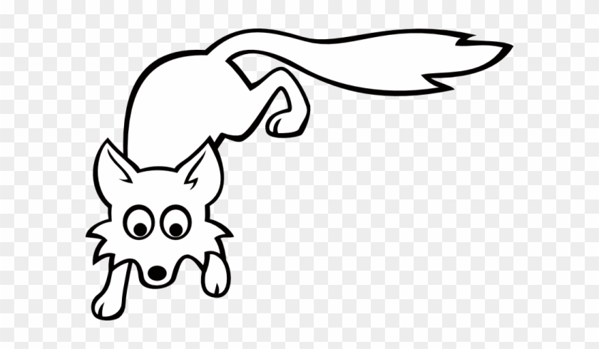 Fox Clipart Black And White 3 Nice Clip Art - Fox Clipart Black And White #306901