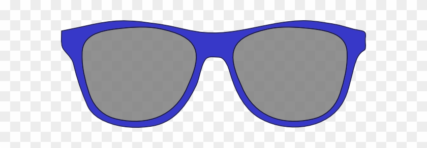 Spectacles Clipart Wayfarer Sunglasses - Blue Sunglasses Clipart #306907