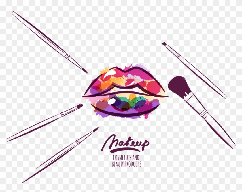 Cosmetics Makeup Brush Make-up Artist Illustration - Creative Kisses By Kheper Games #306927