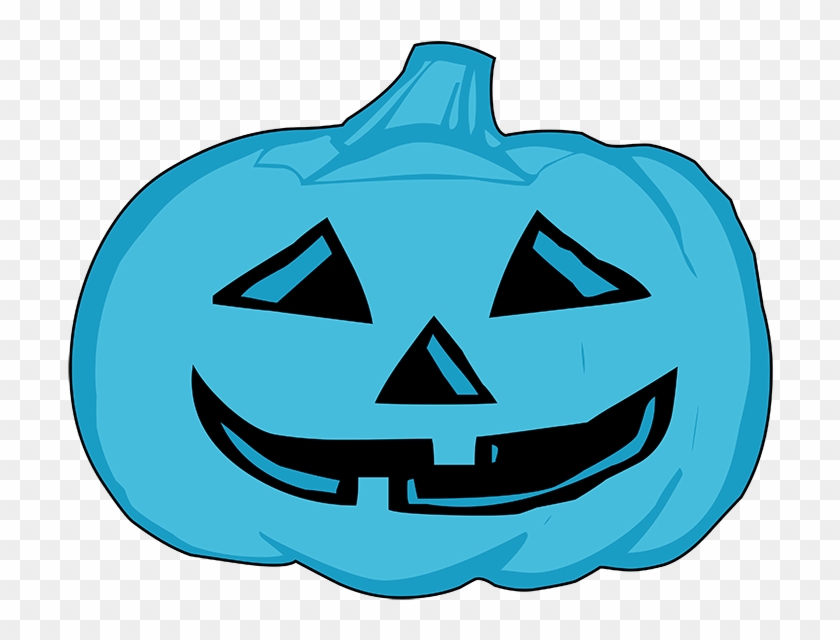 Pin Head Images Clip Art - Blue Pumpkin Clip Art #306992