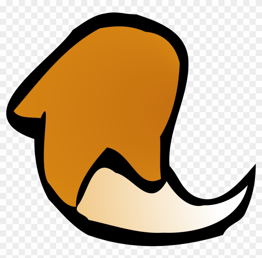 Fox Tail Vector Clipart Image - Fox Tail Clipart #307040
