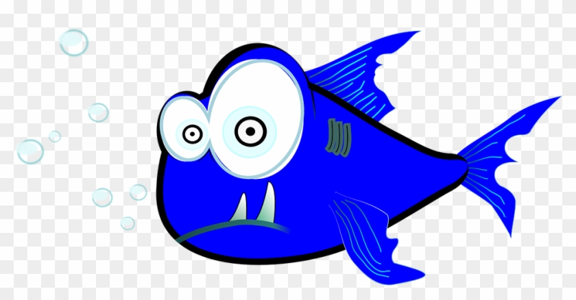 Cute Cartoon Fish 16, - Piranha Clip Art #307053