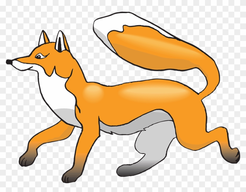 Fox Clipart White Tailed - Fox Clipart Png #307092