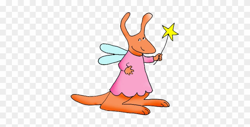 Cartoon Drawings Of Animals - Kangaroo Fairy #307154