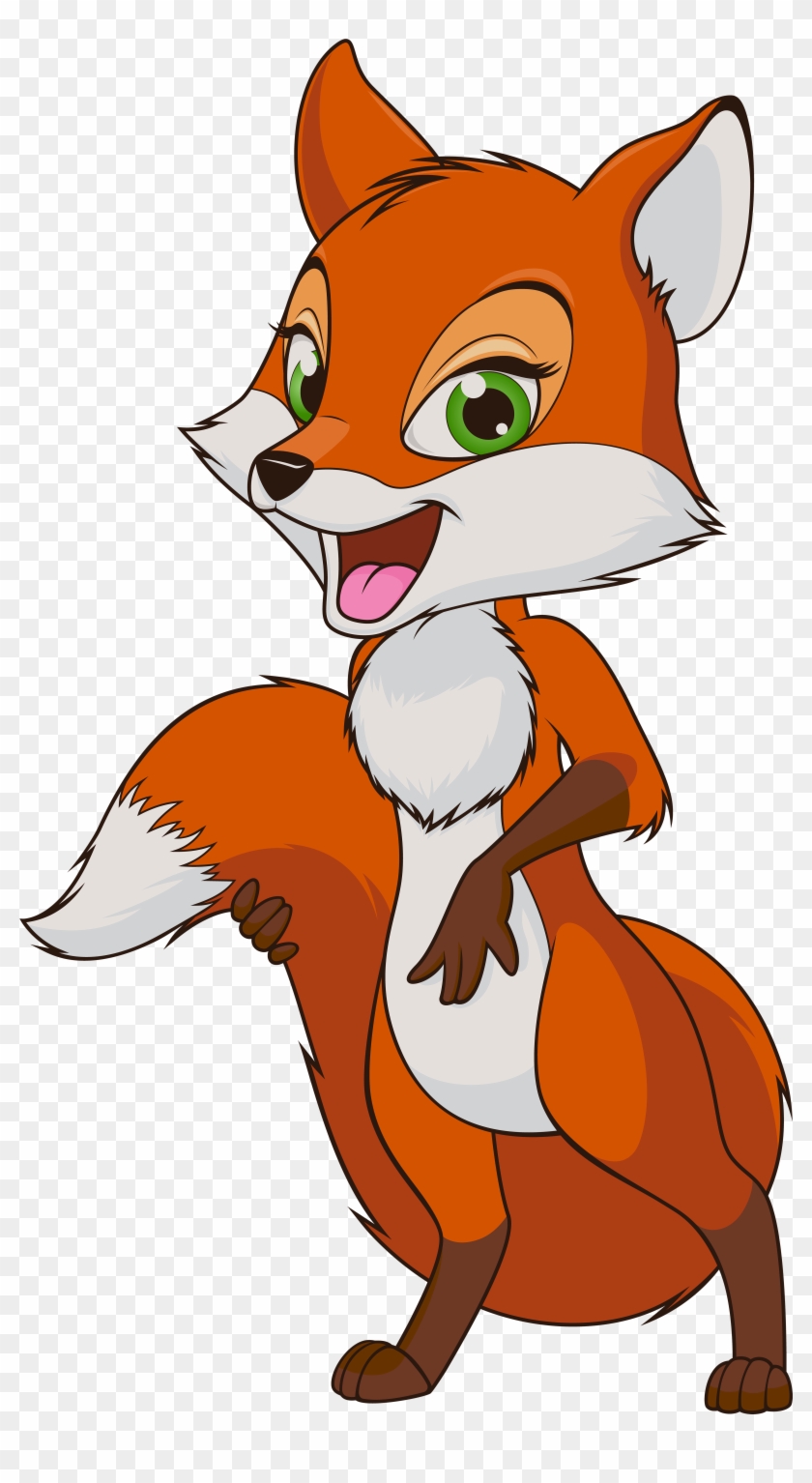 Animal Fox Cartoon - Free Transparent PNG Clipart Images Download