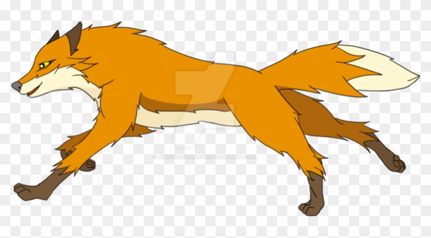 fox running animation