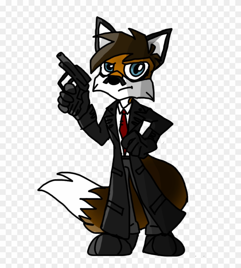 Sonic Style Detective Fox By Detectivefox - Cartoon #307231