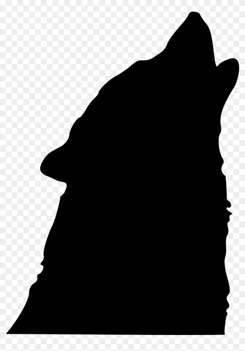 Gray Wolf Drawing Clip Art - Wolf Silhouette Png #307233