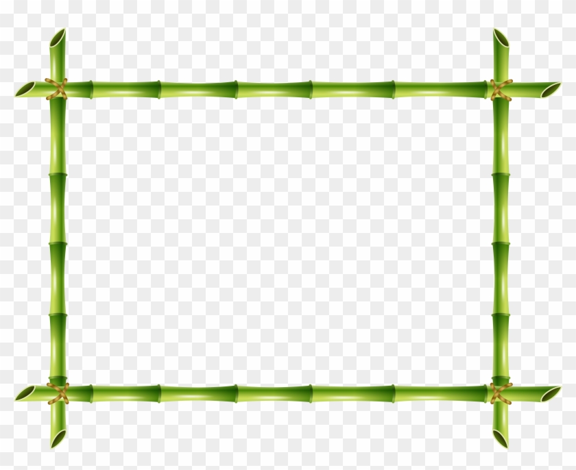 Bamboo Frame Png Transparent Clip Art Image - Bamboo Frame Png #307347