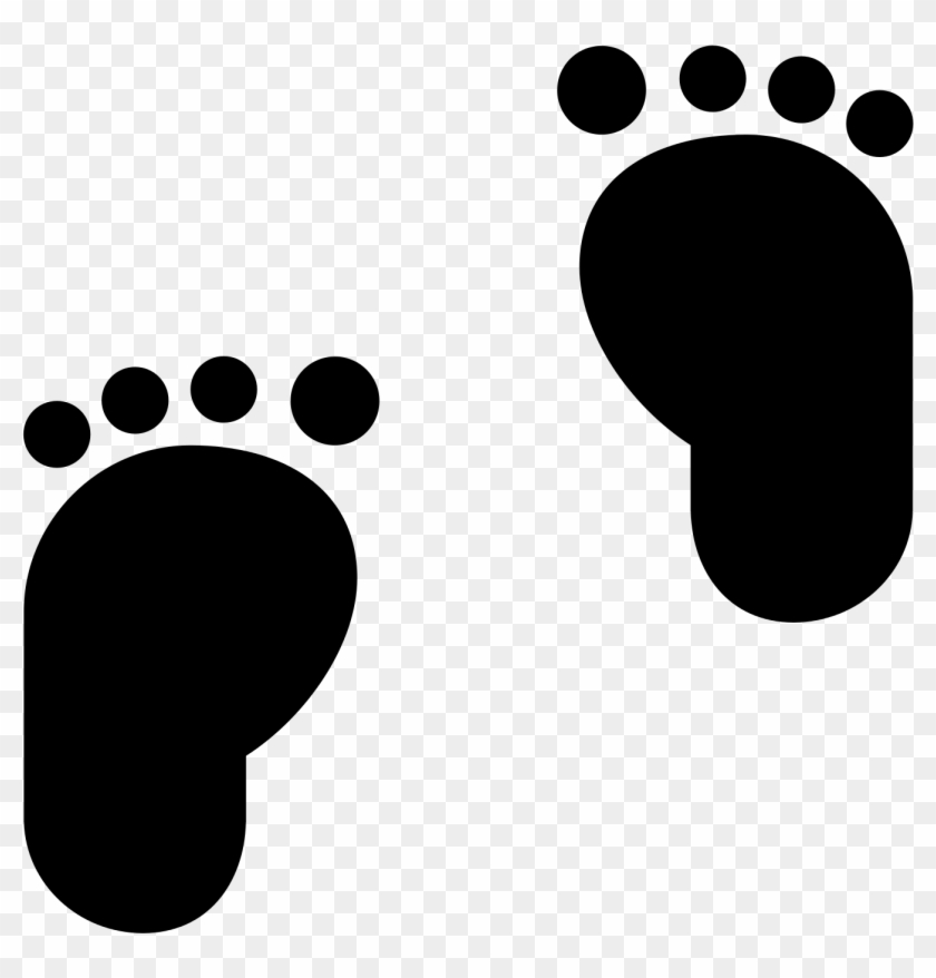 Footprint Clipart Icon - Baby Footprint Icon #307384