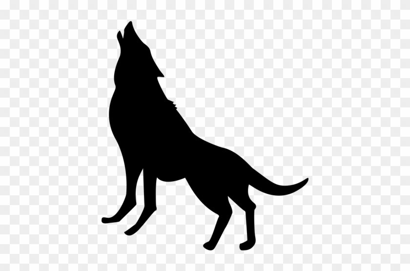 Wolf Howling Silhouette - Wolf Silhouette No Backround #307420