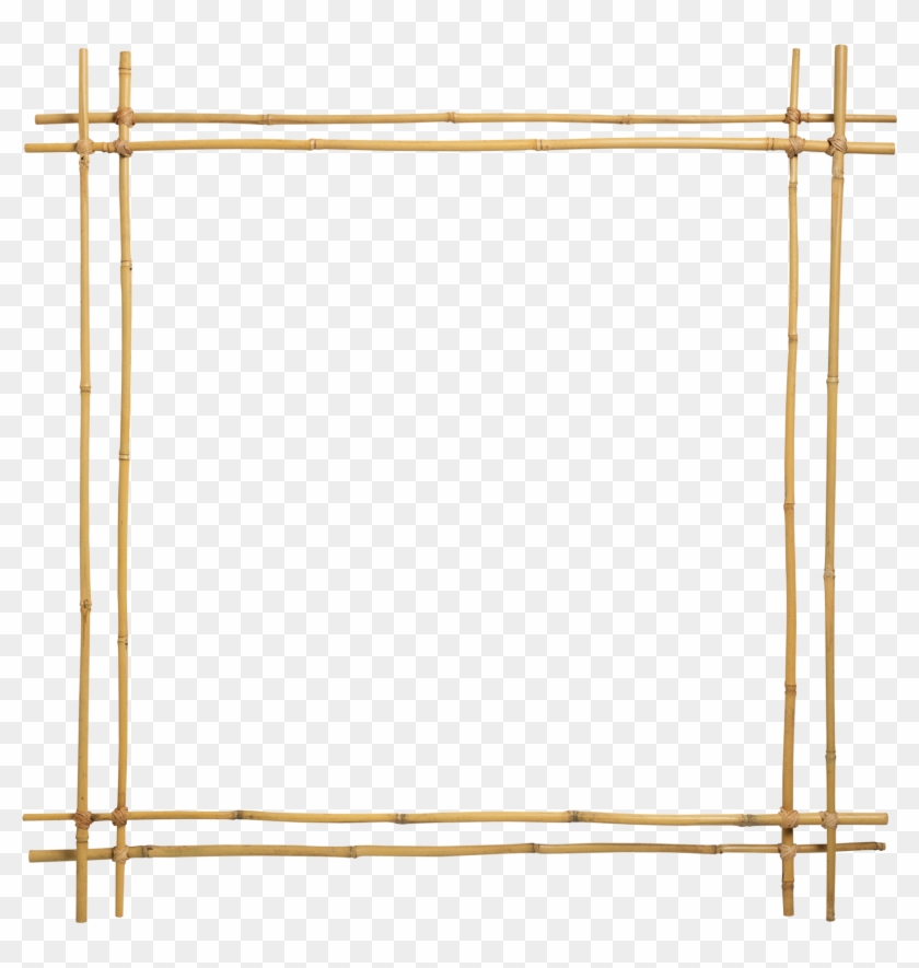 Bamboo Picture Frame Stairs - Japanese Frame Png #307456