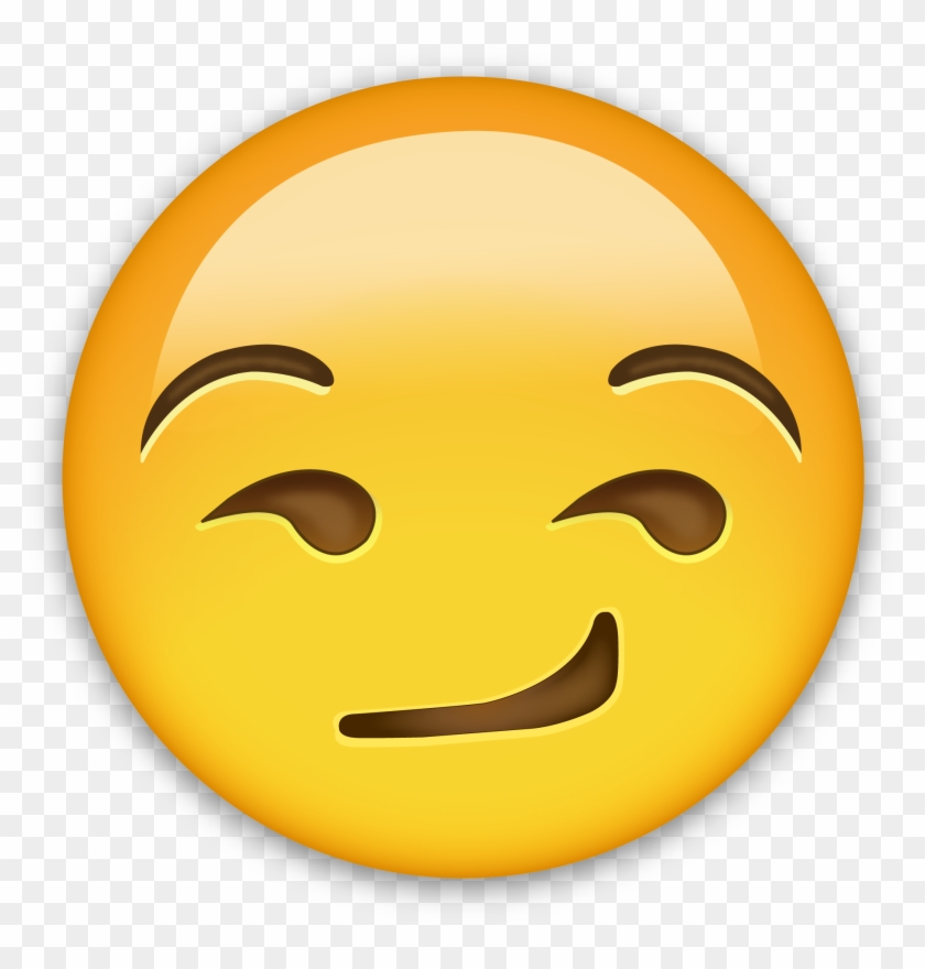 Cara-enamorada El Significado De Los Emojis De Whatsapp - Smiley Smirk Png #307469