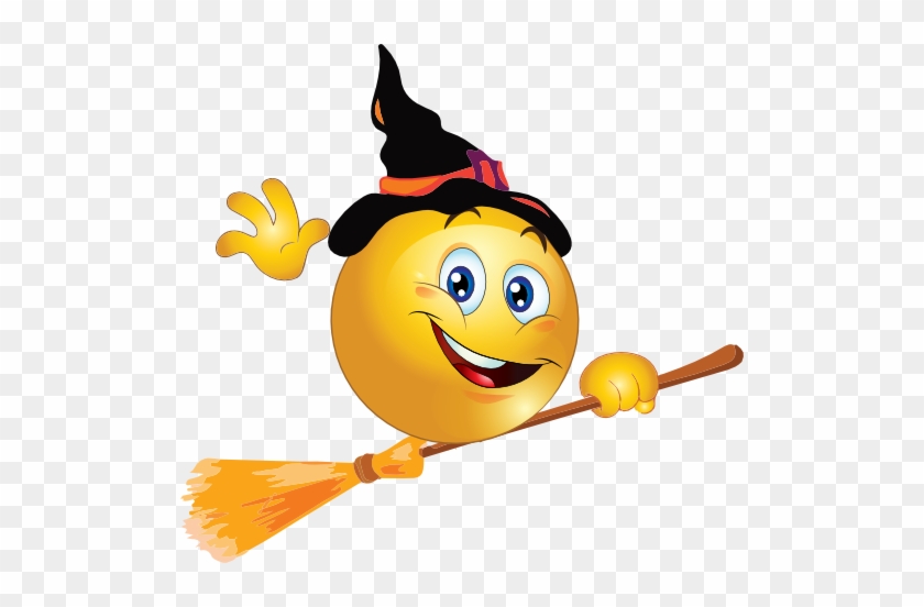 Witchy Smiley Moticon - Emoticons Witch #307509