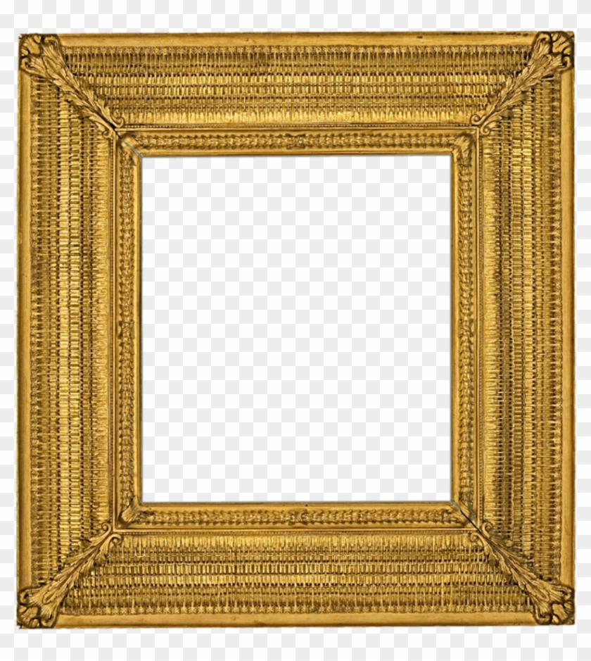Antique Bamboo And Wicker Frame By Jeanicebartzen27 - Traditional Golden Frame #307535
