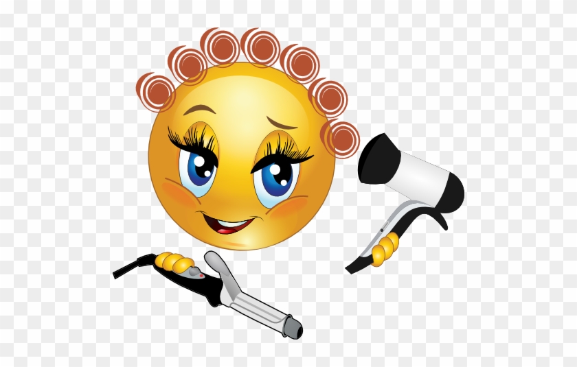 Emoji Symbols - Smiley Hair #307555