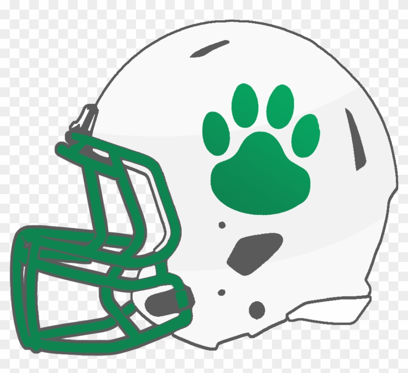 Mississippi High School Football Helmets 2a - Clarksdale Ms Wildcats Logo #307595