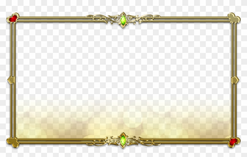 Gold Frame Border - Cadre Psd Photoshop #307663