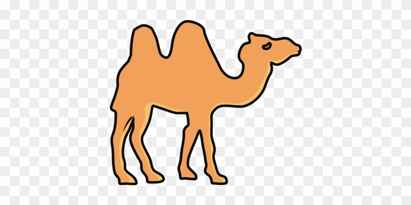 Camel Cartoon Silhouette Icon - Silhouette #307687