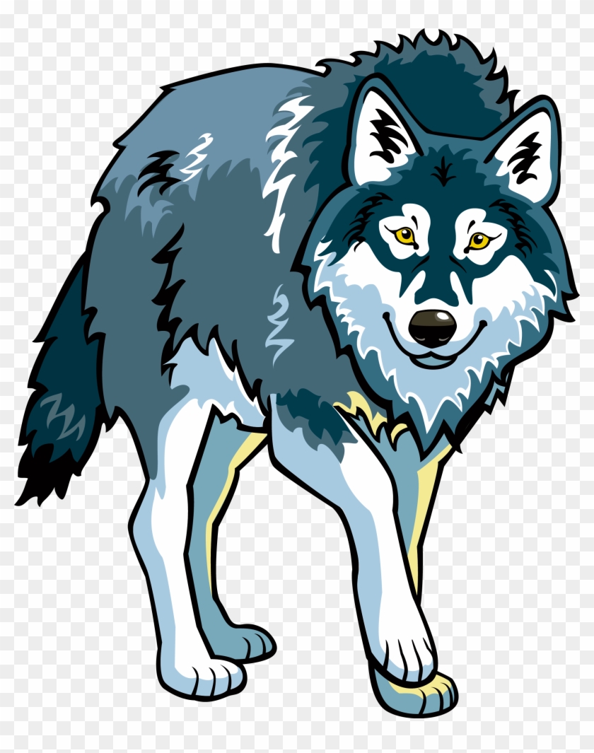 Gray Wolf Coyote Clip Art - Gray Wolf Coyote Clip Art #307860