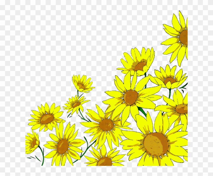 Sunflower, Flower, Yellow Png And Psd - Yellow #307890