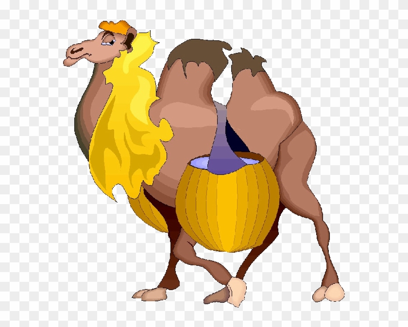 Cartoon Camel Images - Clipart Camel Carrying Heavy Things #307997