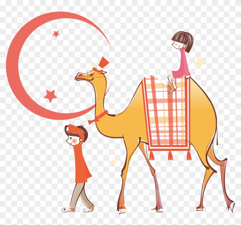 Camel Cartoon Illustration - Camel Cartoon Illustration #308022